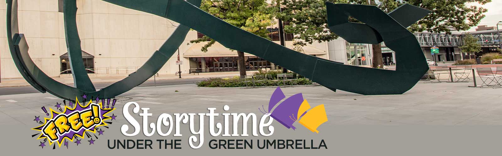 Storytime Under the Green Umbrella